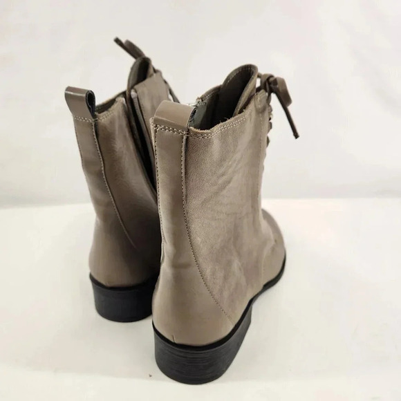 Fergie Nemo Lace Up Boots Womens 9 Grey - Picture 9 of 14